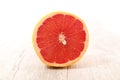 Fresh grapefruit cut Royalty Free Stock Photo