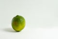 Close up fresh lime isolated on white background Royalty Free Stock Photo