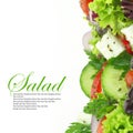 Mixed vegetables salad Royalty Free Stock Photo