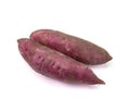 The fresh organic sweet potato vegetable food on white background. Royalty Free Stock Photo