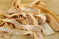 Close up of fresh pasta
