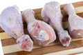 Close up of fresh raw chicken legs Royalty Free Stock Photo