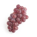 Fresh red grape isolated on white background Royalty Free Stock Photo