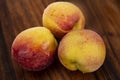 Fresh ripe peaches