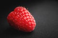 Close up, fresh and ripe red raspberries. Pink raspberry macro shot Royalty Free Stock Photo
