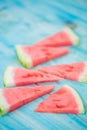 Close-up of fresh slices of red watermelon Royalty Free Stock Photo