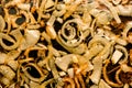 Close-up of Fried onion and oil Royalty Free Stock Photo