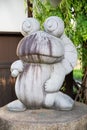 Close up of Frog statue at Matsumoto, Japan.