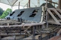 Close up of the front of The USS Cairo, a steam driven ironclad ship