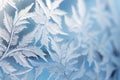 a close up of frost on a window