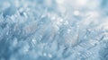 a close up of a frosty blue background