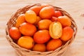 Close up Fruit Jocote (Siriguela, Red, Purple Mombin, Hog Plum,