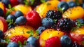 A close up of a fruit salad Royalty Free Stock Photo