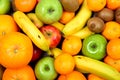 Close up of fruit and vegetable basket