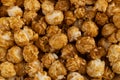 Close Up Full Frame Caramel Popcorn Texture Background Royalty Free Stock Photo