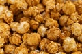 Close Up Full Frame Caramel Popcorn Texture Background Royalty Free Stock Photo