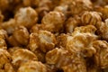 Close Up Full Frame Caramel Popcorn Texture Background Royalty Free Stock Photo