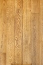 Close-up of engineered oak floorboards. Upright