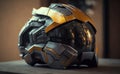 Futuristic Helmet. created by generative artificial intelligence