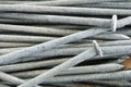 Close-up of Galvanized Nails