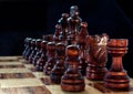 Close Up of a Game of Chess