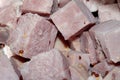 CLose Up of Gammon Ham Cubes Chunks Meat Royalty Free Stock Photo