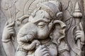 Close up ganesh hindu god face. Royalty Free Stock Photo