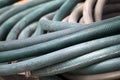 Green Garden Hose Royalty Free Stock Photo