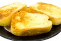 Close up of garlic bread