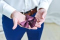 Close-up of a gentleman wearing Black . tie Royalty Free Stock Photo