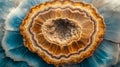Close-up of a Geode\'s Inner Crystal Formation Royalty Free Stock Photo