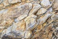 Geological rock shapes and patterns Royalty Free Stock Photo