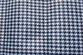 Close up geometric fabric pattern