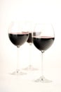 Close up of glas with red wine Royalty Free Stock Photo