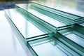 close up of glass insulating window panes