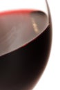 Close-up of glass with red wine Royalty Free Stock Photo