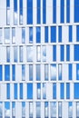 Close up glass windows of office building Royalty Free Stock Photo