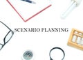 Scenario planning concept.