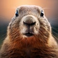 Close-Up Glimpse of a Gopher, Captivating Portrait