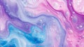 A close-up of glittery purple and blue slime Royalty Free Stock Photo