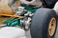 Go kart front disc brakes in service station