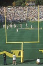 Close-up of goal post West Point Military Academy, NY