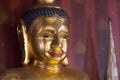 Close up of gold Buddha statue Bangkok Thailand Royalty Free Stock Photo