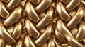 a close up of a gold chain link Royalty Free Stock Photo