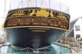 Ornately Decorated Stern of SS Great Britain Steam Ship Royalty Free Stock Photo