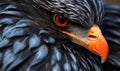 Close up of golden eagle's eye. Selective focus on the eye Royalty Free Stock Photo