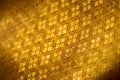 Close up Golden fabric abstract background Royalty Free Stock Photo