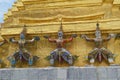 Golden garuda sculpture at Royal Palace, Bangkok,Thailand