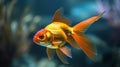 Close Up of Goldfish in Aquarium Royalty Free Stock Photo