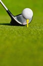 Let`s golf today! Royalty Free Stock Photo